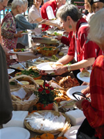 Luncheon table